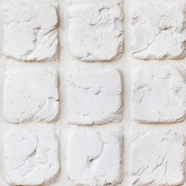 آجر رستیک 10x10 سفید