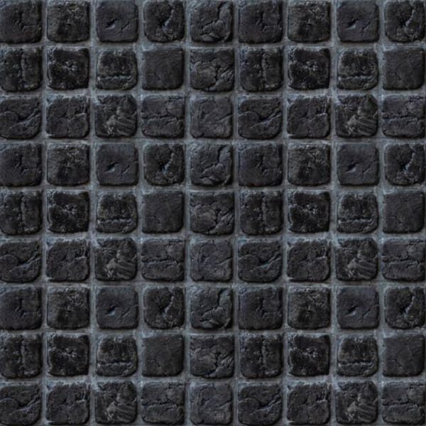 آجر رستیک 10x10 مشکی