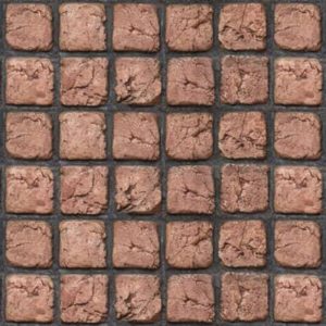 آجر رستیک 10x10 کرم شاموتی