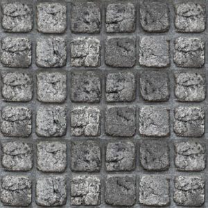 آجر رستیک 10x10 سفید مشکی