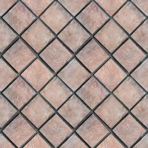 آجر رستیک 20x20 شاموتی کرم
