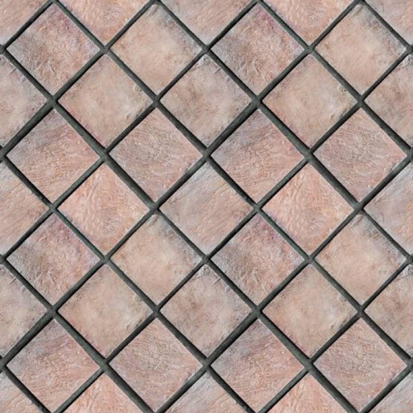 آجر رستیک 20x20 شاموتی کرم