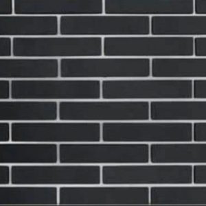 آجر نسوز مشکی یک طرف نما